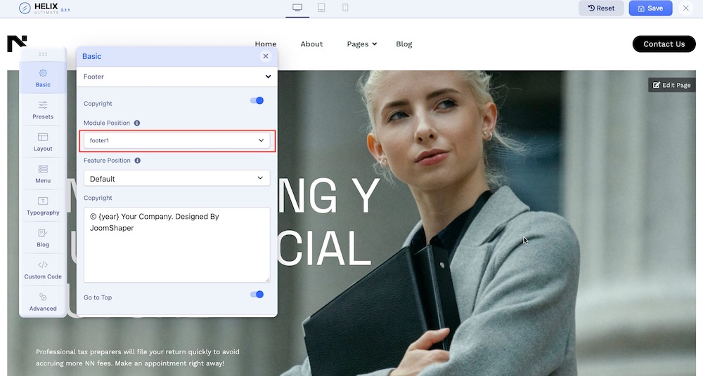 NestFund Joomla Template NestFund Joomla Template