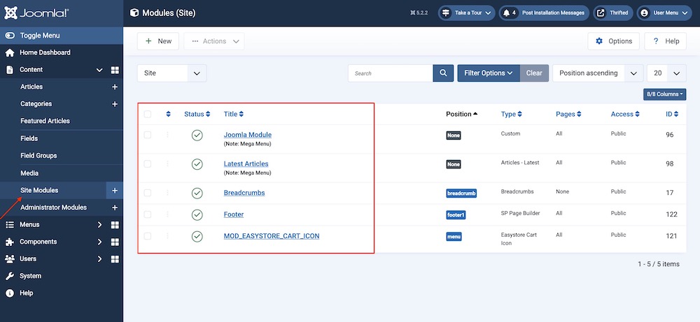 Thrifted Joomla Template Thrifted Joomla Template