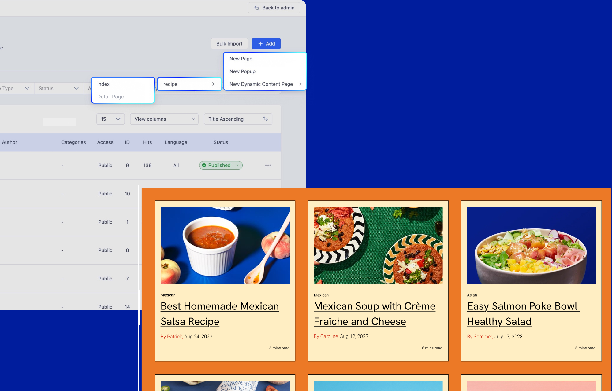 How to Create a Dynamic Recipe Website in Joomla