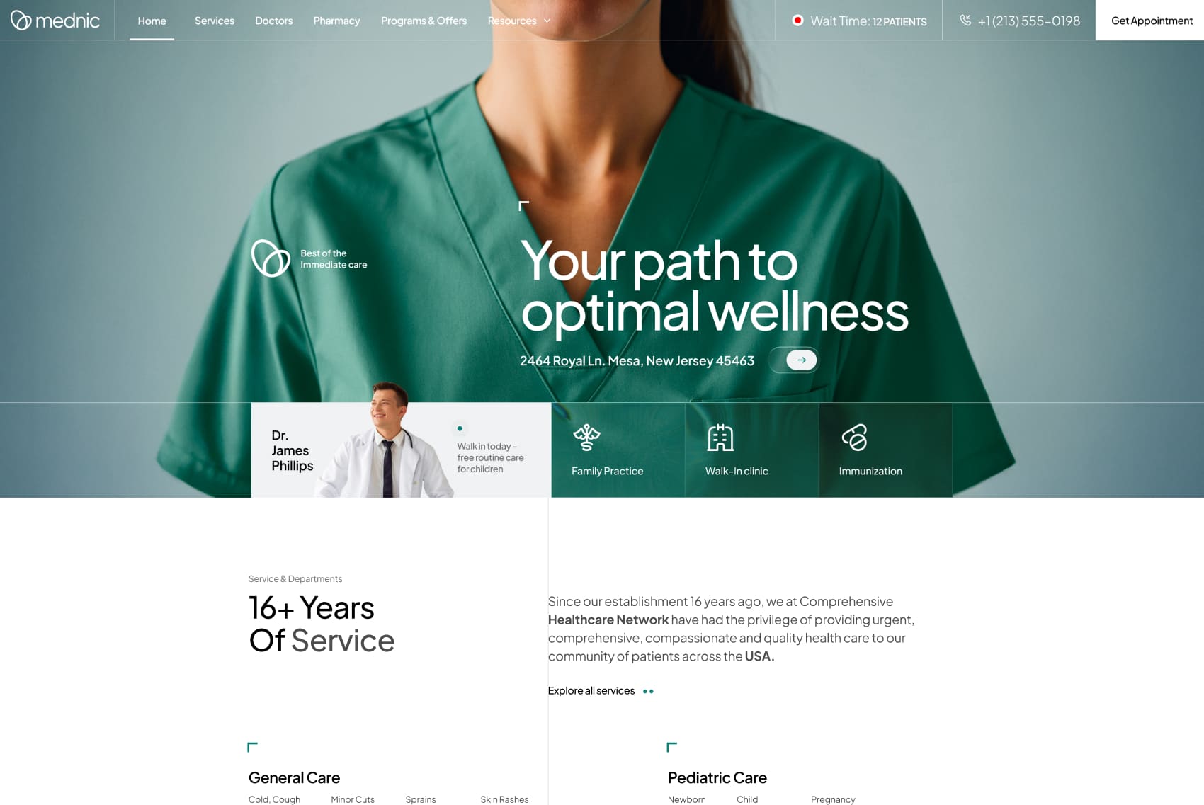 Mednic - Multipurpose Health & Medical Joomla Template