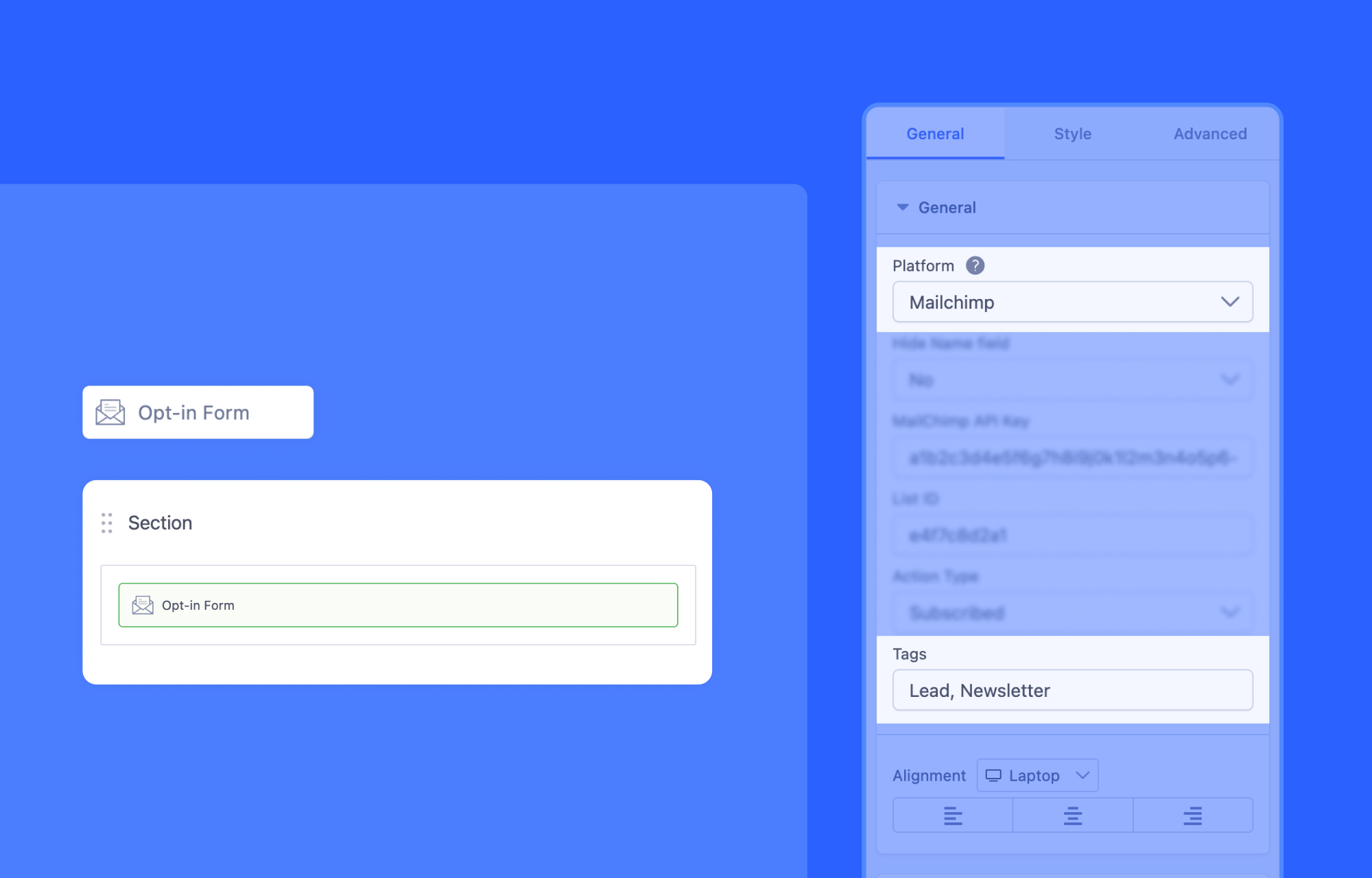 Mailchimp tags