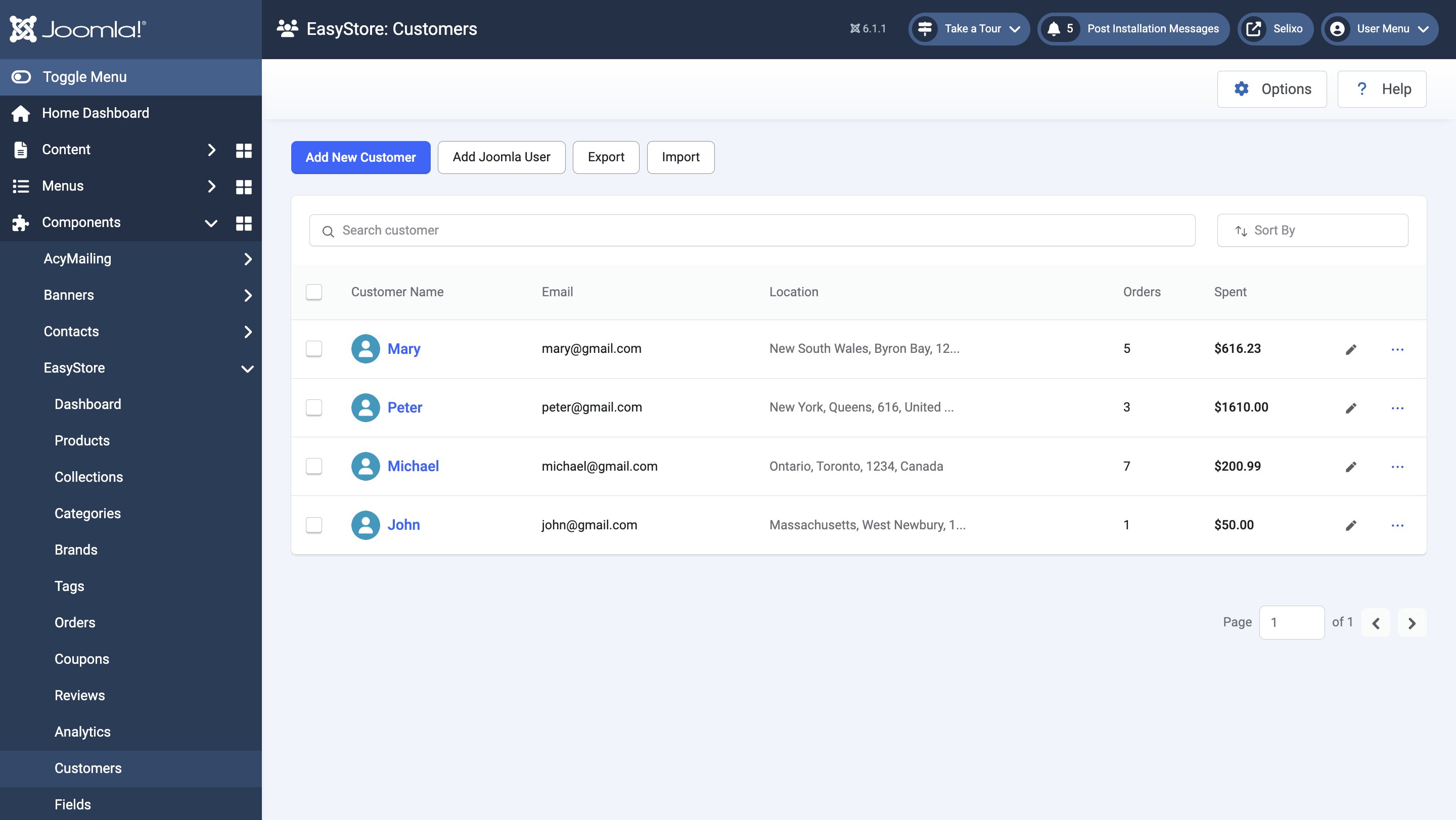 Customer Dashboard Customer Dashboard