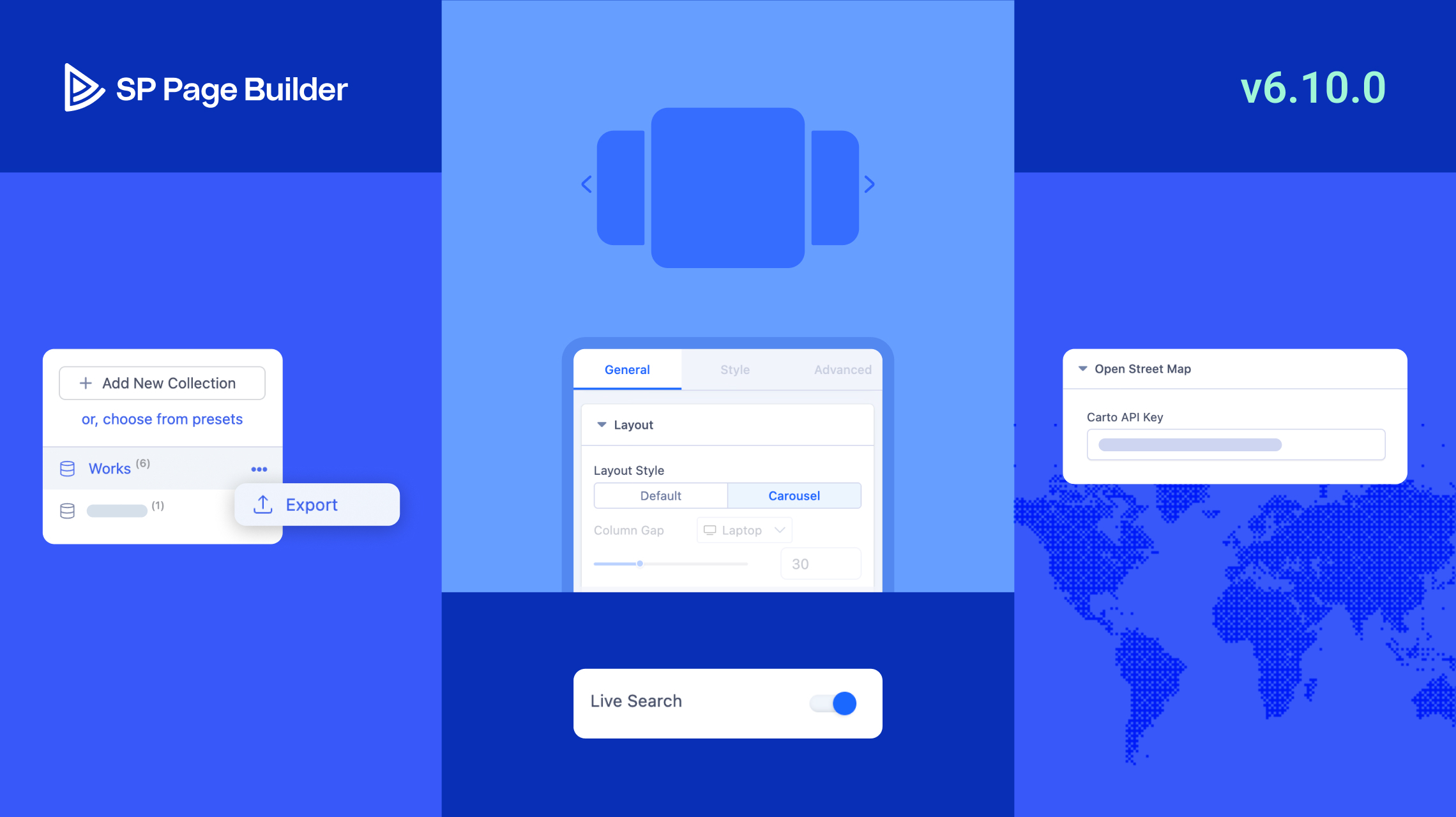 SP Page Builder v6.10.0 Brings Color Fields, Carousels, and Live Search to Dynamic Content & More