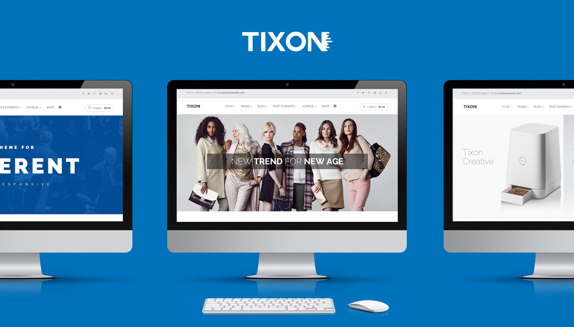Previewing Tixon: The mega Joomla template for corporate, law, portfolio and e-commerce sites