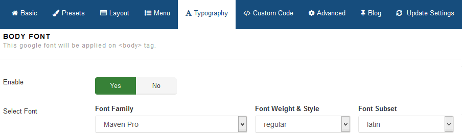 fonts