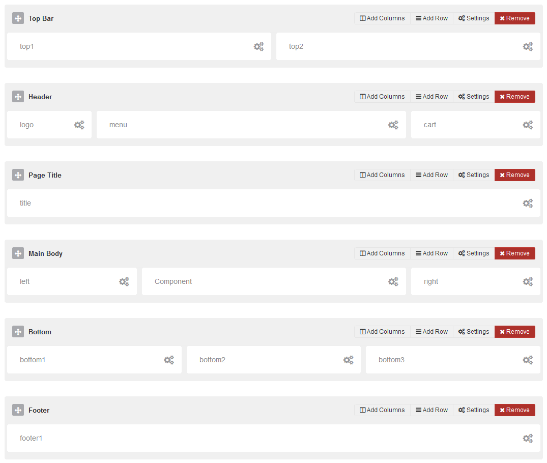 Tixon Module Positions | Tixon - Documentation | JoomShaper