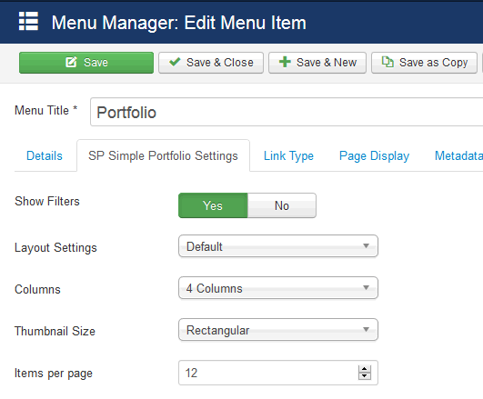 portfolio-menu-settings